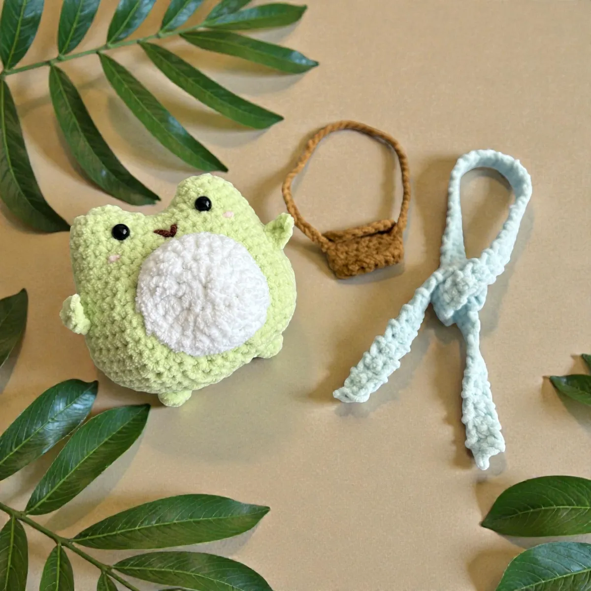 chubby froggy keychain charm — image 1 of 3