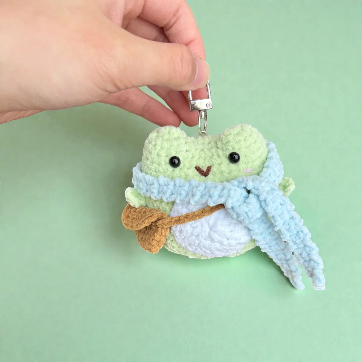 chubby froggy keychain charm — image 3 of 3