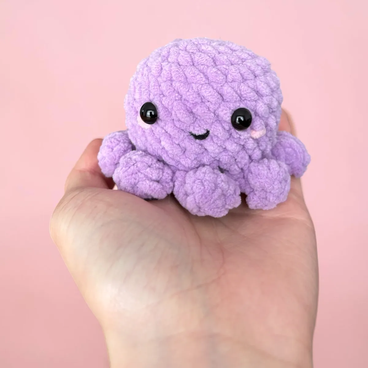 mini palm-sized bubble octopus plushie — image 2 of 2